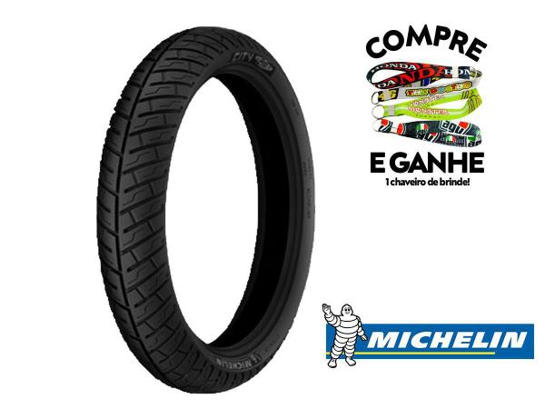 Pneu Traseiro Honda Cg/ Titan/ Fan 125/ 150 100-80-18(mais Largo) City Pro Michelin 59p Tl(sem Câmara)