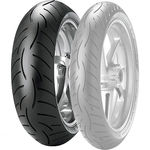 Pneu Traseiro Metzeler 170-60-17 Roadtec Z8 Interact - Kawasaki Ninja 650 2011 Ate 2013