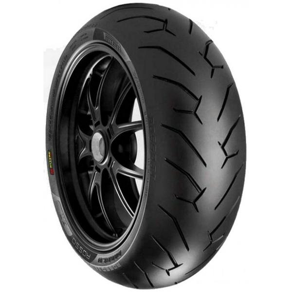 Pneu Traseiro Pirelli 130-70-17 Diablo Rosso 62h - Honda Cbx250 - 01/08 / Cbr450 - 90/95 / Kawasaki Ninja 250 - Pirelli