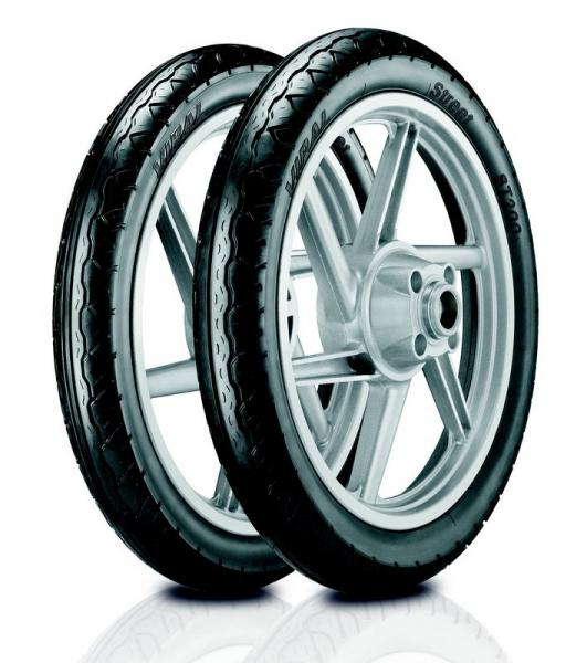 Pneu Vipal St200 (R14) 80/100-14 Tras C/C - Un