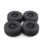 Pneus 4pcs AUSTAR 110 mil¨ªmetros aro de borracha roda para Traxxas Corte 4X4 RC Crawler Car