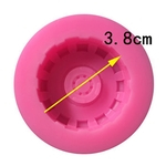 Mold Pneus 3D roda Silicone DIY Sugar Chocolate Fondant bolo Cupcake Baking Mould