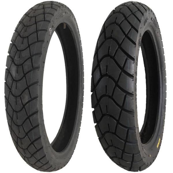 Pneus Kenda 2.75-21 + 120/80-18 Moto XRE 300