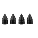 Pneus Roda Car 4pcs alumínio Válvula Caps Auto Moto Cone Shaped Dustproof Airtight Stem Air Covers Acessórios Car