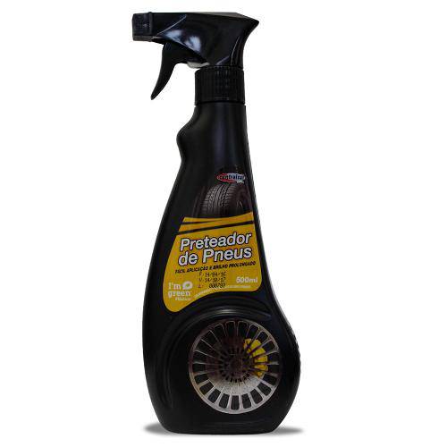 Preteador de Pneu Spray 500 Ml Brilho Prolongado