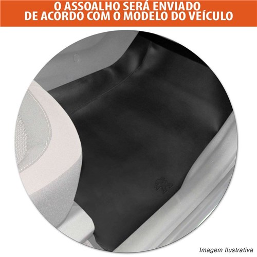 Protetor de Assoalho Peugeot 208 2014 a 2019 em Couro Ecológico Impermeável Preto
