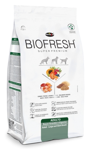 Ração Biofresh para Cães Adultos de Raças Grandes - Hercosul