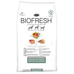 Ração Hercosul Biofresh para Cães Adultos Castrados de Raças Grandes - 7,5kg