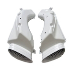 Ram Air Intake tubo duto por Suzuki GSXR1000 K1 2001-2002 alta qualidade ABS plástico branco acessórios da motocicleta