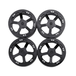 4PCS WPL atualizado alumínio cubo de roda para as peças B1 B16 B24 B36 C14 C24 1/16 do carro de RC Rodas Hub