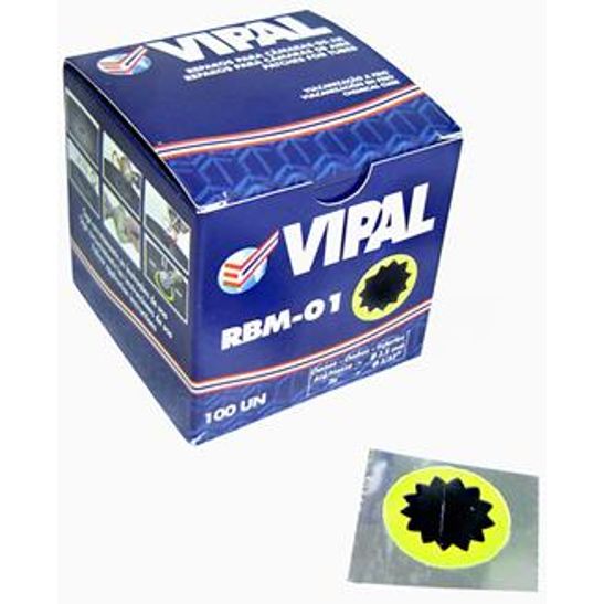 Remendo Tip Top Vipal R-00 30mm Cx C/100 Unidades