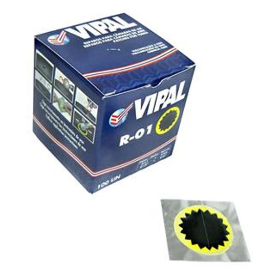 Remendo Tip Top Vipal R-01 40mm Cx C/100 Unidades