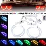 RGB multi-color anjo olho halo algodão luz LED para bmw e46 e39 / e38 / e36 l