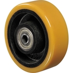 Roda - 414 PR-Poliuretano Cor Amarelo 350kg