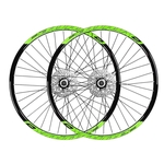 Roda 29 Vzan Vnine 36f Preto E Verde Com Cubo Shimano Freio