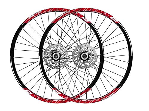 Roda 29 Vzan Vnine 36f Preto e Vermelho Cubo Shimano Freio