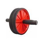 Roda Abdominal Rolo de Exercicios Lombar - Vermelha