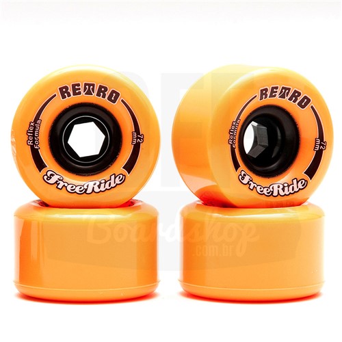 Roda ABEC 11 Retro Freeride 72mm 86A