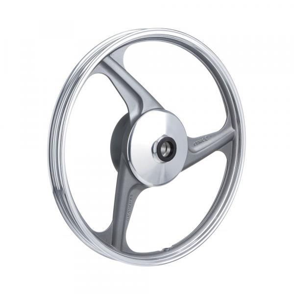 Roda Aluminio Dianteira Temco Centauro Cinza Biz 125