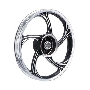 Roda Alumínio Traseira Icarus Preto Cg 125 /2008 - Temco