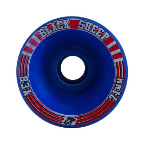 Roda Black Sheep Longboard 71mm 83a Offset Azul