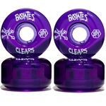 Roda Bones Original Spf Clears 56mm Purple (4 Rodas)