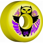 Roda Bones Original SPF Pro Miller Owl 54mm 84B Amarela ( jogo 4 rodas )