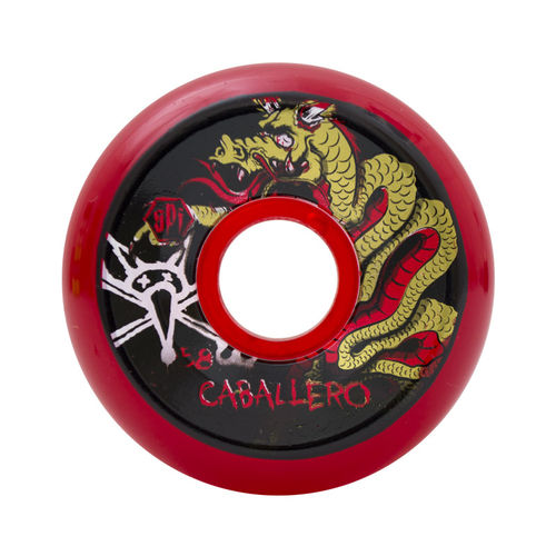 Roda Bones Spf Clear Caballero Dragon 58mm 84b Vermelha