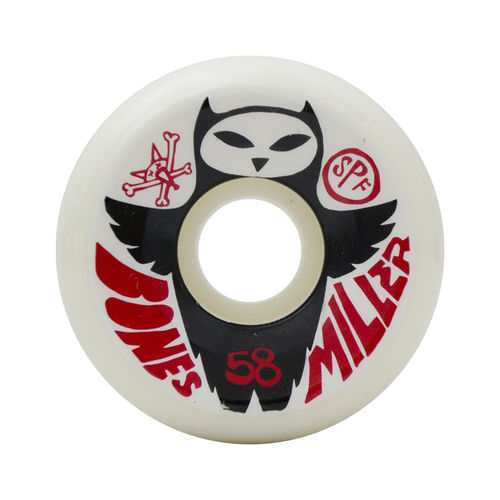 Roda Bones Spf Miller Owl 58mm 84b Branca