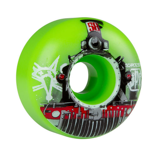 Roda Bones Spf Schroeder Train 58mm 84b Verde