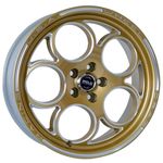 Roda C10 Aro 17x7 5x100 Dourada KR