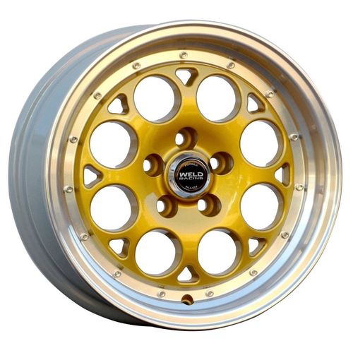 Roda C17 Aro 15x8 4x100 Dourada KR