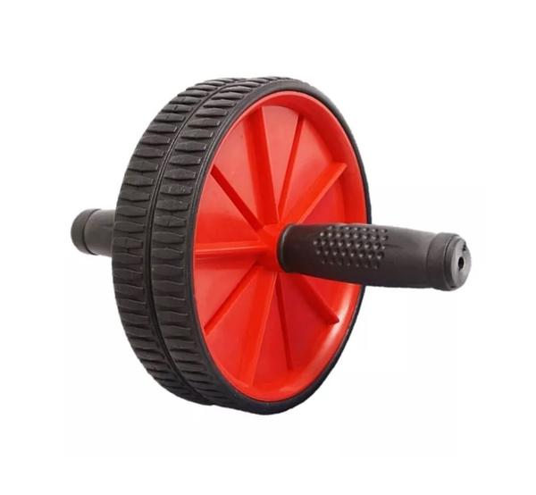 Roda de Exercicio Abdominal - Vermelha - Atena Mix