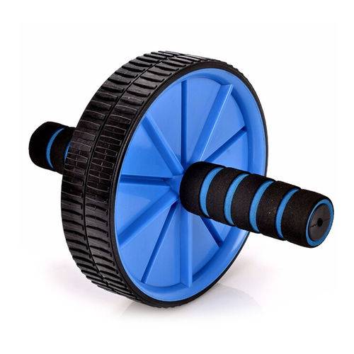 Roda de Exercício Plus P/ Musculatura Abdominal Azul