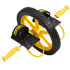 Roda de Exercício Pretorian Core Wheel - Amarelo/ Preto