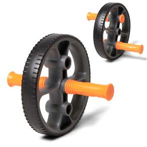 Roda de Exercício Vollo Sports Elite VP1008 – Preto/Laranja/Cinza