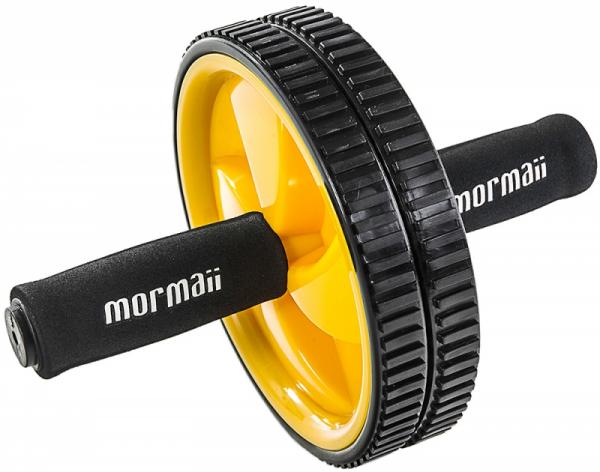 Roda de Exercícios Slide Wheel 33 X 14 Cm Amarelo/Preto - Mormaii