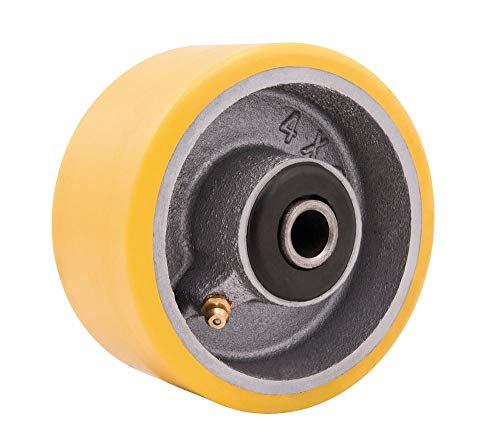 Roda de Ferro Fundido + Poliuretano 4x100mm Capacidade Carga 180kg 3579404000 Vonder