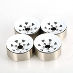 Roda de metal 4PCS RC Crawler Rim beadlock para 1/10 Axial D90 Traxxas RC Car