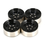 Roda de metal 4PCS RC Crawler Rim beadlock para 1/10 Axial D90 Traxxas RC Car