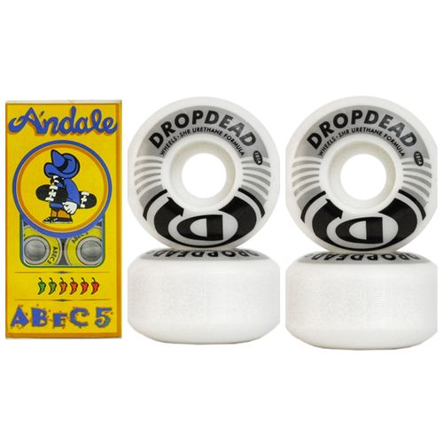 Roda Drop Dead 53mm Rolamento Andale Abc 5