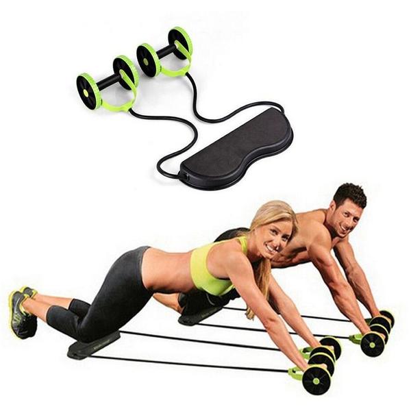 Roda Exercicio Abdominal Revoflex Xtreme Musculacao Elastico