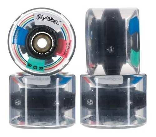 Roda Flying Longboards Rgb C/ Led 60mm/80a - Flying Skateboards