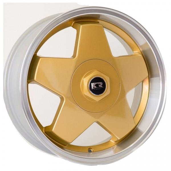 Roda K56 Aro 15x7 4x100/108 Dourada KR