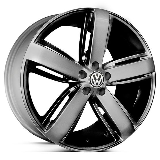 Roda KR R33 Volkswagen Amarok 2012 Aro 22 - Preta Diamantada 5x120