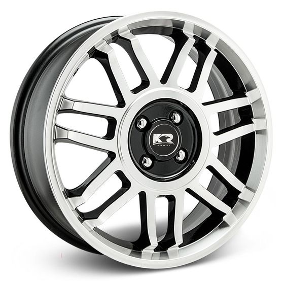 Roda KR R83 Sunset Aro 17 - Preta Diamantada 4x108 Tala:6,0 Off-Set:40