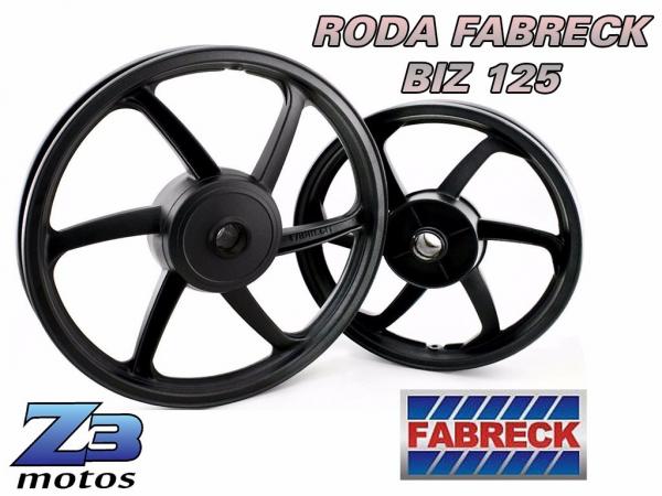 Roda Liga Leve 6 Palitos para Biz 125 Fabreck Par