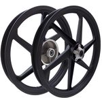 Roda Liga Leve Magnésio Moto Honda Titan 150 Esd / Fan 150 Esd 2014 Em Diante 6 Palitos Scud