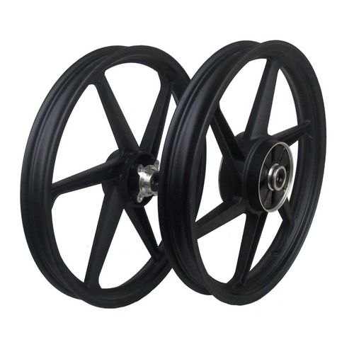 Roda Liga Ybr Disco 6 Pontas Preto Par (scud)