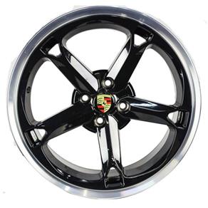 Roda M9 Aro 17x8 4x100 Preta Brilhante KR